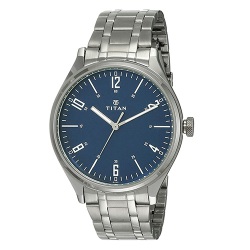 Awesome Titan Neo Iv Analog Blue Dial Mens Watch