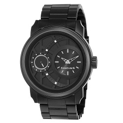 Fancy Fastrack Analog Black Dial Gents Watch