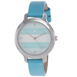 Fantastic Fastrack Tripster Blue Round Dial Ladies Watch to Alwaye