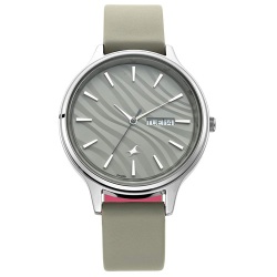 Classic Fastrack Ruffles Leather Strap Ladies Watch