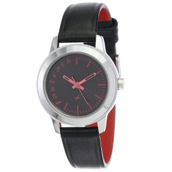Attractive Fastrack Fundamentals Black Dial Womens Watch to Punalur