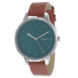 Marvelous Analog Womens Green Dial Watch from Titan Workwear