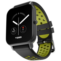 Remarkable TAGG Verve Sense Green Black Smartwatch