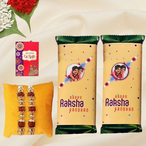 Sibling Love for Personalized Chocolates to World-wide-rakhi-chocolates.asp
