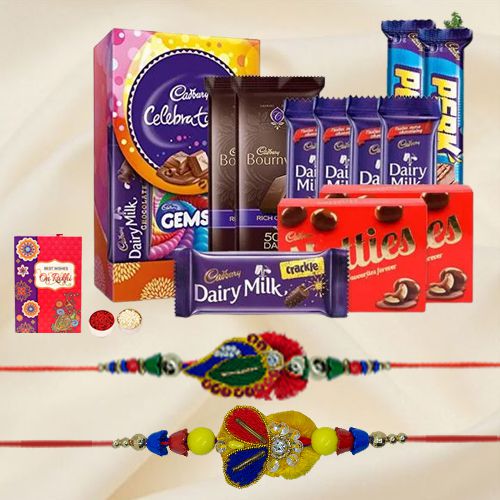 Cadburys Rakhi Gift Hamper to World-wide-rakhi-chocolates.asp