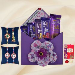 Family Rakhi Envelope of Personalized Choco Fun to World-wide-rakhi-chocolates.asp