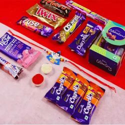 Designer Chota Bheem Rakhi Set to World-wide-rakhi-chocolates.asp