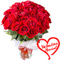 Exclusive Red Dutch Roses Bouquet  to Sivaganga