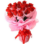 Long Lasting  Red Roses Bouquet  to Vapi