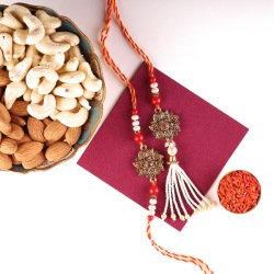 Alluring Bhaiya Bhabhi Rakhi Combo to Rakhi-to-australia.asp