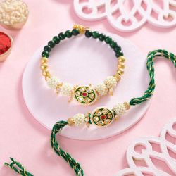 Special Bhaiya-Bhabhi Rakhi Set to Rakhi-to-australia.asp