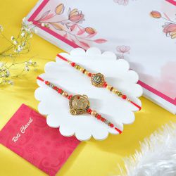 Blessings & Courage Rakhi Set to Rakhi-to-australia.asp