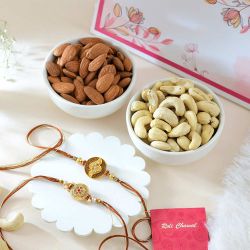 Festive Rakhi Set with Crunchy Nuts to Rakhi-to-australia.asp