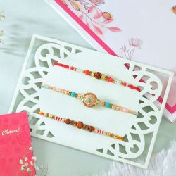 Triple Harmony Rakhi Set to Rakhi-to-australia.asp