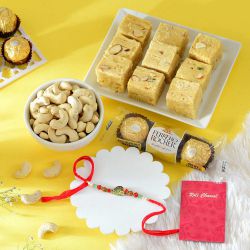 Bansuri Rakhi with Gourmet Delights to Australia-rakhi-chocolates.asp