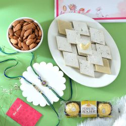 Radiant Rakhi Pair and Tasty Hamper to Australia-rakhi-dry-fruits.asp