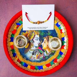 Classic Rakhi and Pooja Thali Set to Australia-rakhi-thali.asp