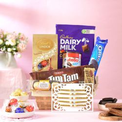 Ultimate Rakhi & Chocolate Celebration Set to Rakhi-to-australia.asp