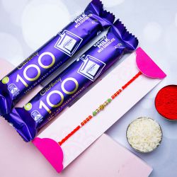 Celebratory Rakhi and Chocolate Pack to Rakhi-to-australia.asp