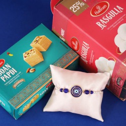 Exciting Combo of Fancy Rakhi, Rasgulla and Soan Papdi to Australia-rakhi-sweets.asp