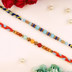 Colored Beads Rakhi Glare to Rakhi-to-australia.asp