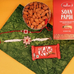 Elegant Bhai Bhabhi Rakhi Combo to Australia-rakhi-chocolates.asp