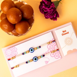 Sweetness with 2 Rakhis Hamper for Bro to Australia-rakhi-sweets.asp