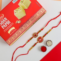 Soulful Rakhi set with Soan to Rakhi-to-australia.asp