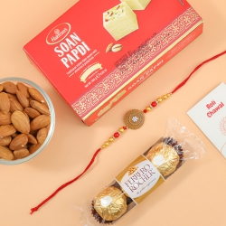 Mouthful Feast N Rakhi Hamper to Australia-rakhi-sweets.asp