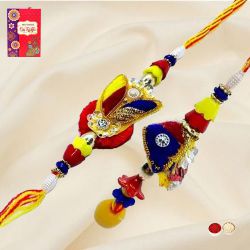 Lovely Bhaiya Bhabhi Rakhi Set