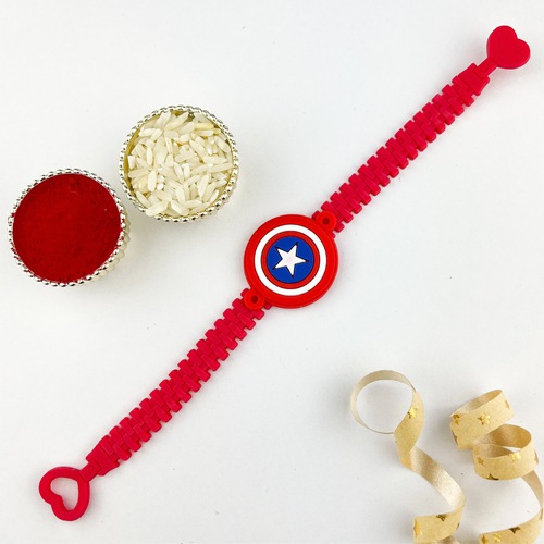 Super-cool Kids Captain America Rakhi to Marmagao