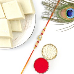 Super Shiney Rakhi Rakhi N Cool Kaju Katli to Canada-rakhi-sweets.asp