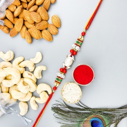 Pearl Rakhi Pick with Cashew n Almonds to Canada-rakhi-dry-fruits.asp