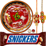 Alluring Combo of Rakhi Wih Rakhi Thali N Snicker to Rakhi-to-canada.asp