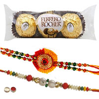 Auspicious Rakhi N Ferrero Rochers to Rakhi-to-canada.asp