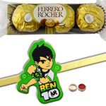 Amiable Kid Rakhi N Ferrero Rochers to Rakhi-to-canada.asp