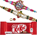 Amazing 2 Bhaiya Rakhi N Tasty Nestle KitKat. to Rakhi-to-canada.asp