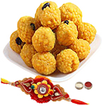 Perfect Combination Of Unique Rakhi With Bundi Laddoo to Rakhi-to-canada.asp