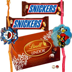 Delectable Snickers with Lindt Small Pack and 2 Ki... to Irinjalakuda