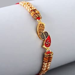 Swastik Paduka Pearl Rakhi to Rakhi-to-canada.asp