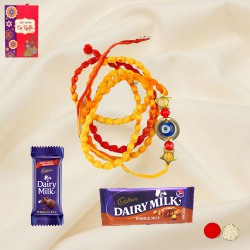 Cadbury N Evil Eye Rakhi Euphoria to Canada-rakhi-chocolates.asp