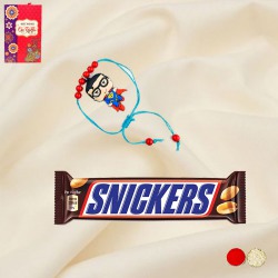 Kids Superman Rakhi N Snickers Joy to Rakhi-to-canada.asp