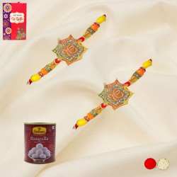 Diamond Ornate Rakhis n Rasgulla to Rakhi-to-canada.asp