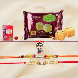 Kids n Sacred Thread Rakhis with Soan to Rakhi-to-canada.asp