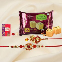 Bhaiya Bhabhi Rakhi Bond with Soan to Canada-rakhi-sweets.asp