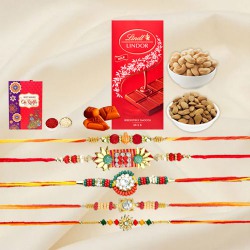 Fitness Nuts n Choco with Beads Rakhi to Rakhi-to-canada.asp