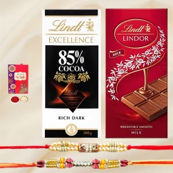 Desi Rakhi Duo N Winsome Choco Lindt to Rakhi-to-canada.asp