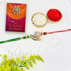 Vibrant Peacock Brothers Rakhi to Canada-only-rakhi.asp