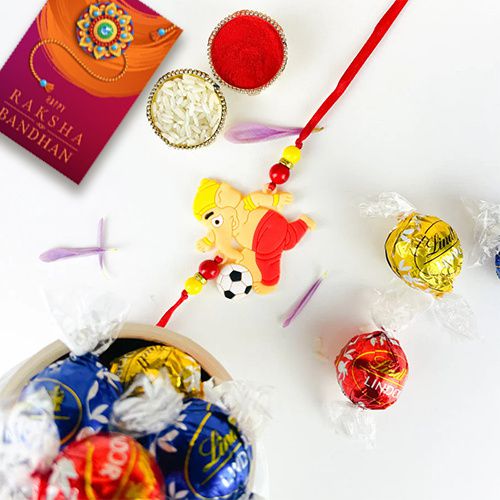 Bal Ganesh Rakhi Delight with Lindt Treats to Cooch Behar