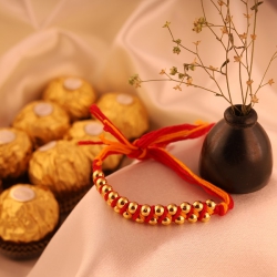 Ferrero Trio with Mauli Rakhi to Canada-rakhi-chocolates.asp